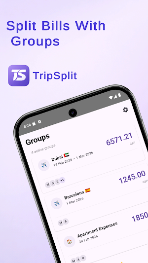 TripSplit: Split Bills Screenshot 0
