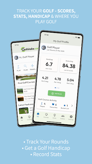 Golfshake Score Handicap Stats Screenshot 0