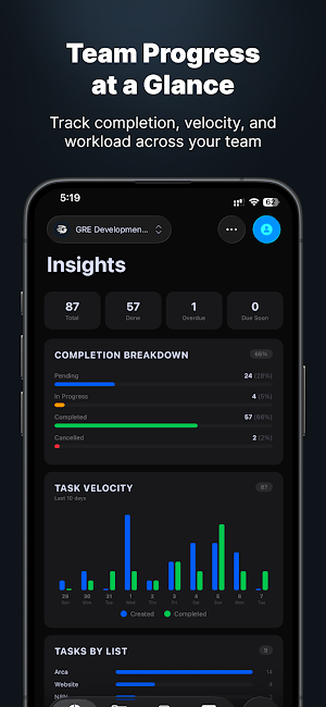 Arca: Modern Task Management Screenshot 3