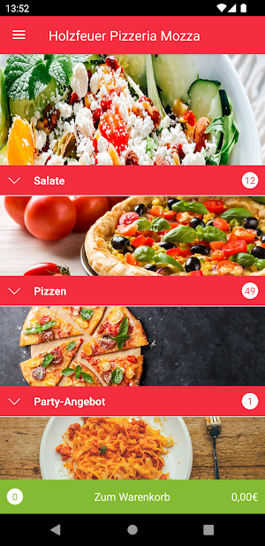 Holzfeuer Pizzeria Mozza Screenshot 1