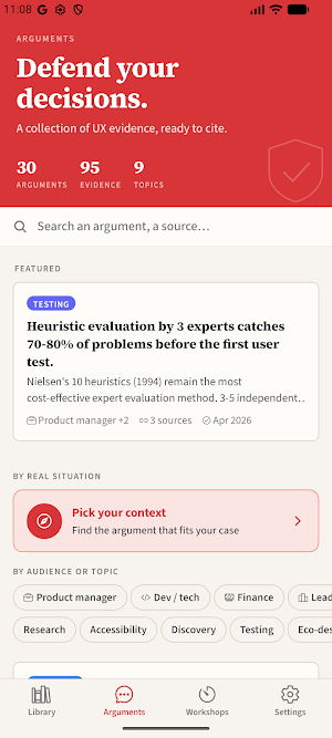 UX Manager Screenshot 1