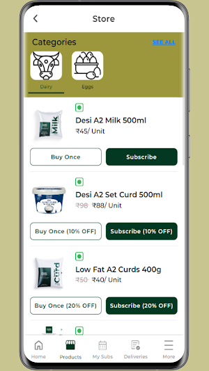 Organic Mandya Desi Milk Screenshot 1