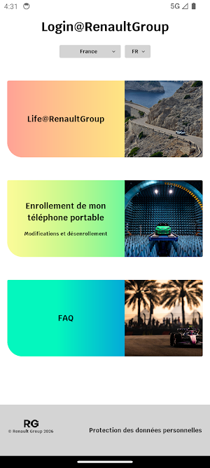 Login@RenaultGroup Screenshot 0
