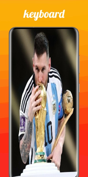 keyboard for Messi fans Screenshot 1