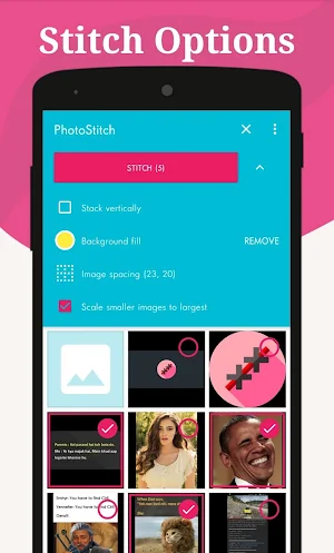 PhotoStitch : Add Images Vertically & Horizontally Screenshot 1