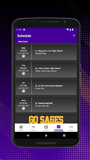Monticello Sages Athletics Screenshot 1