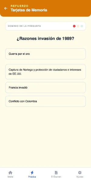 Examen Naturalización Panamá Screenshot 1