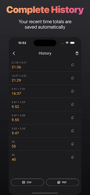 Hours and Minutes Calculator Screenshot 3