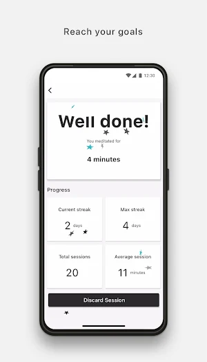 EZ Meditation Timer - Mindfulness, Mental Health Screenshot 2