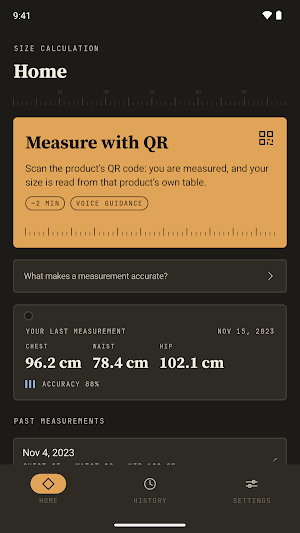 Size Calculation Screenshot 0