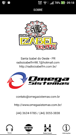 Rádio Izabel FM 98.7 Screenshot 2