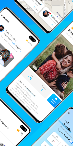 TriPriend : Meet Korean & internationl friends Screenshot 1