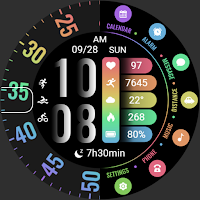 Half Screen Rainbow ZKin Watch
