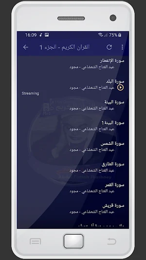 المصحف الشريف عبد الفتاح الشعش Screenshot 1