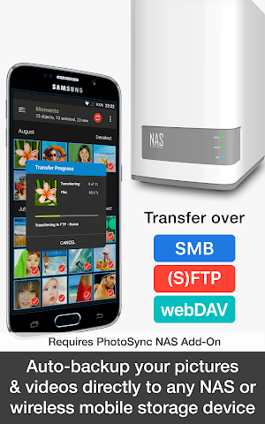 PhotoSync Autotransfer Add-On Screenshot 2