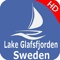 Glafsfjorden sjö Sverige Karta