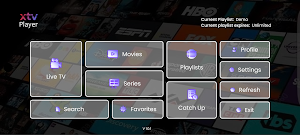 XTV IPTV Player Screenshot 1