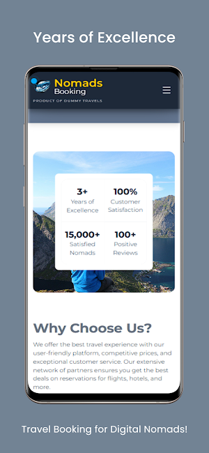 Nomads Booking: Travel & More Screenshot 2