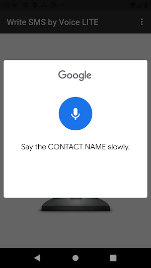 Write SMS by Voice LITE Screenshot 2
