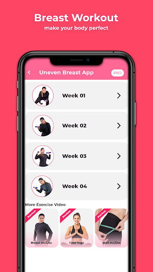 Uneven Breast Workout Pro Screenshot 2