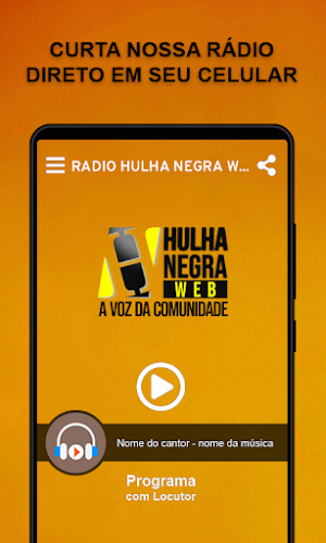 Rádio Hulha Negra WEB Screenshot 0