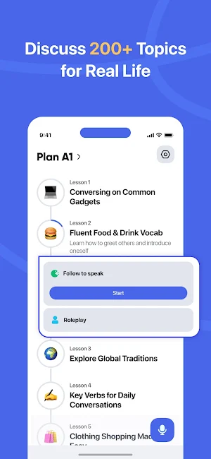 Hablo: Language Learning Tutor Screenshot 2