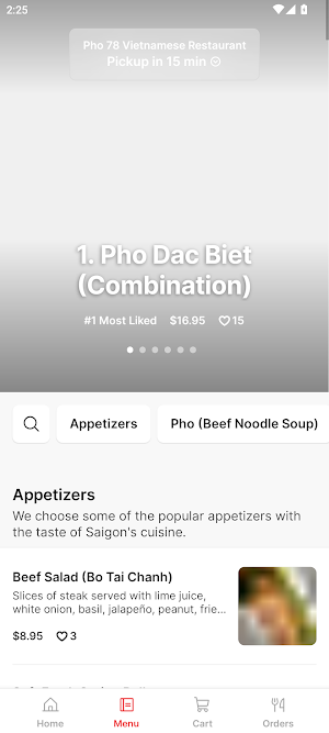 Pho 78 Vietnamese Restaurant Screenshot 1