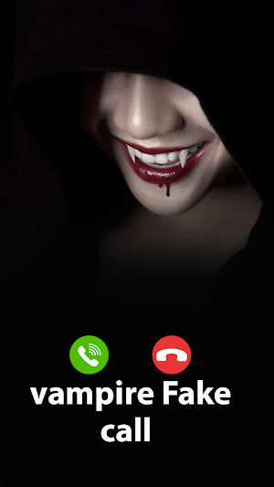 Vampire fake call - video chat Screenshot 0