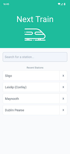Next Train Screenshot 2