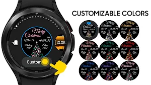 AZ254 Christmas Watch Face Screenshot 1
