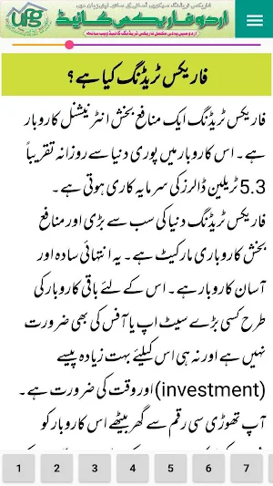 Forex in Urdu, Forex Strategies, Analysis, Charts Screenshot 2