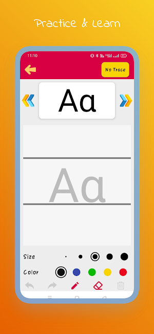 Greek Alphabet Writing Screenshot 1