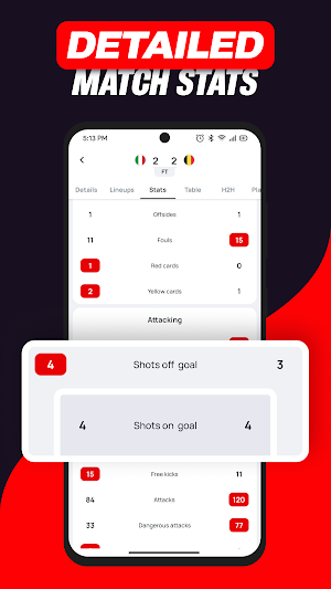Napoleon Score - Live scores Screenshot 2
