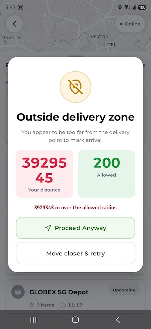 glassRUN Delivery X5 Screenshot 3