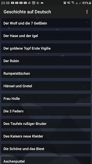 Geschichte auf Deutsch Screenshot 0