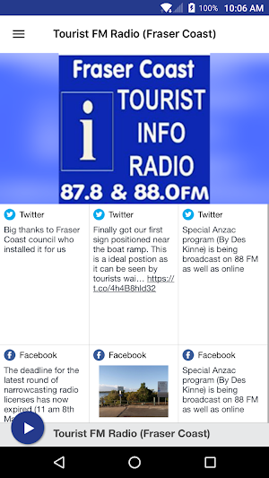 Tourist FM Radio Fraser Coast Screenshot 0