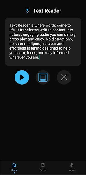 Text Reader: Text To Audio Screenshot 1