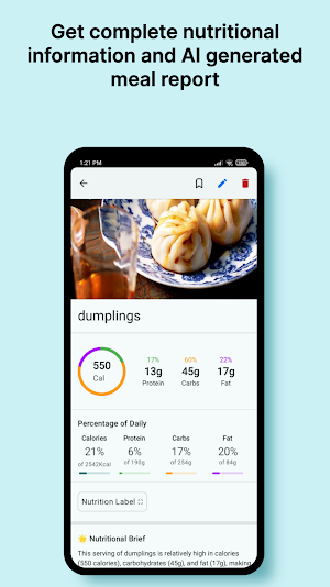 AI Nutrition Tracker Screenshot 3