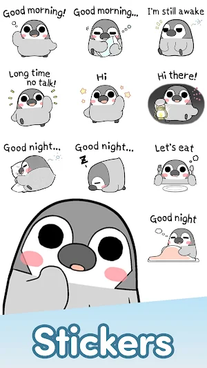 Emoji Stickers Pesoguin Screenshot 0