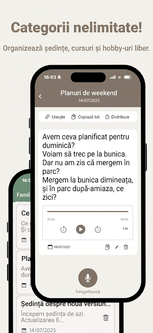 Voce în Text: Transcriere AI Screenshot 2