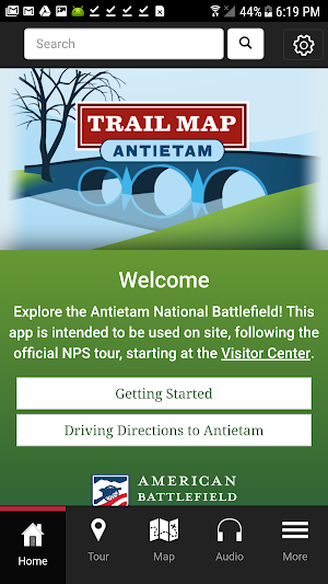 Antietam Trail Map App Screenshot 0