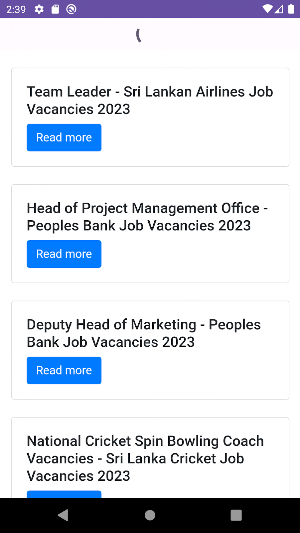 Job Vacancies - Onlinejobs.lk Screenshot 2