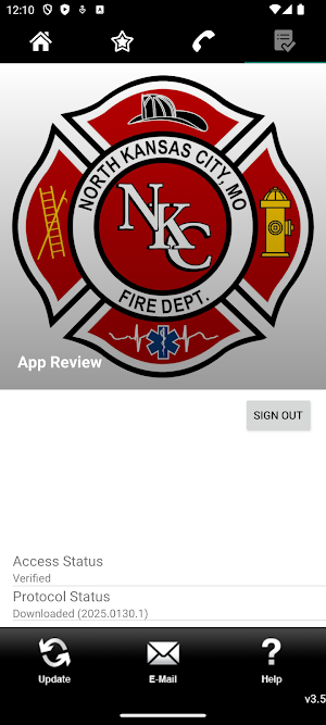 NKCFD EMS Protocols Screenshot 2