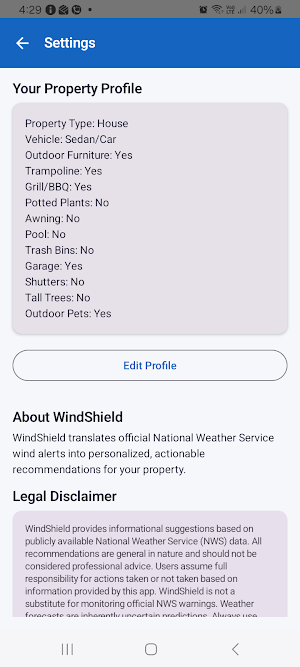 WindShield - Wind Protection Screenshot 3