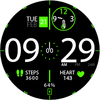 Key026 Hybrid Watch Face