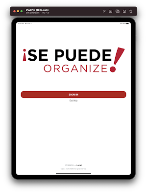 SePuede Organize Staging Screenshot 2