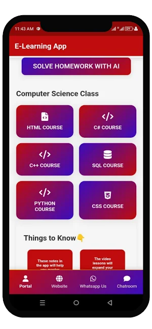 UNIMTECH E-Learning Screenshot 1