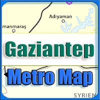 Gaziantep Turkey Metro Map Offline