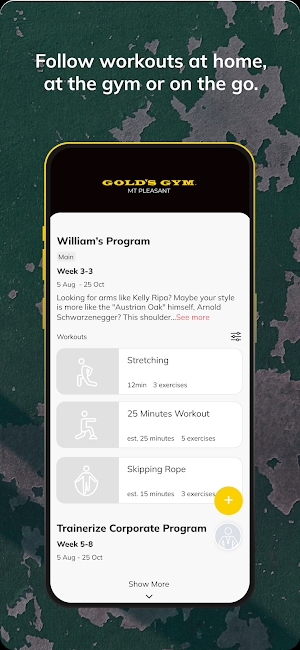 Golds Gym Mt Pleasant Screenshot 2