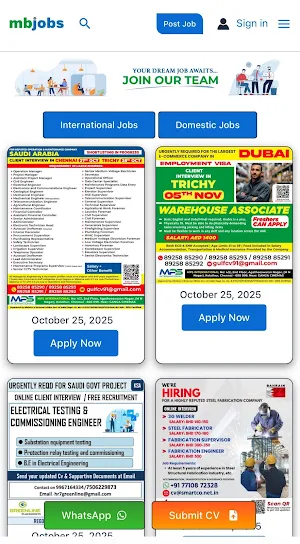 mbjobs.in Screenshot 1